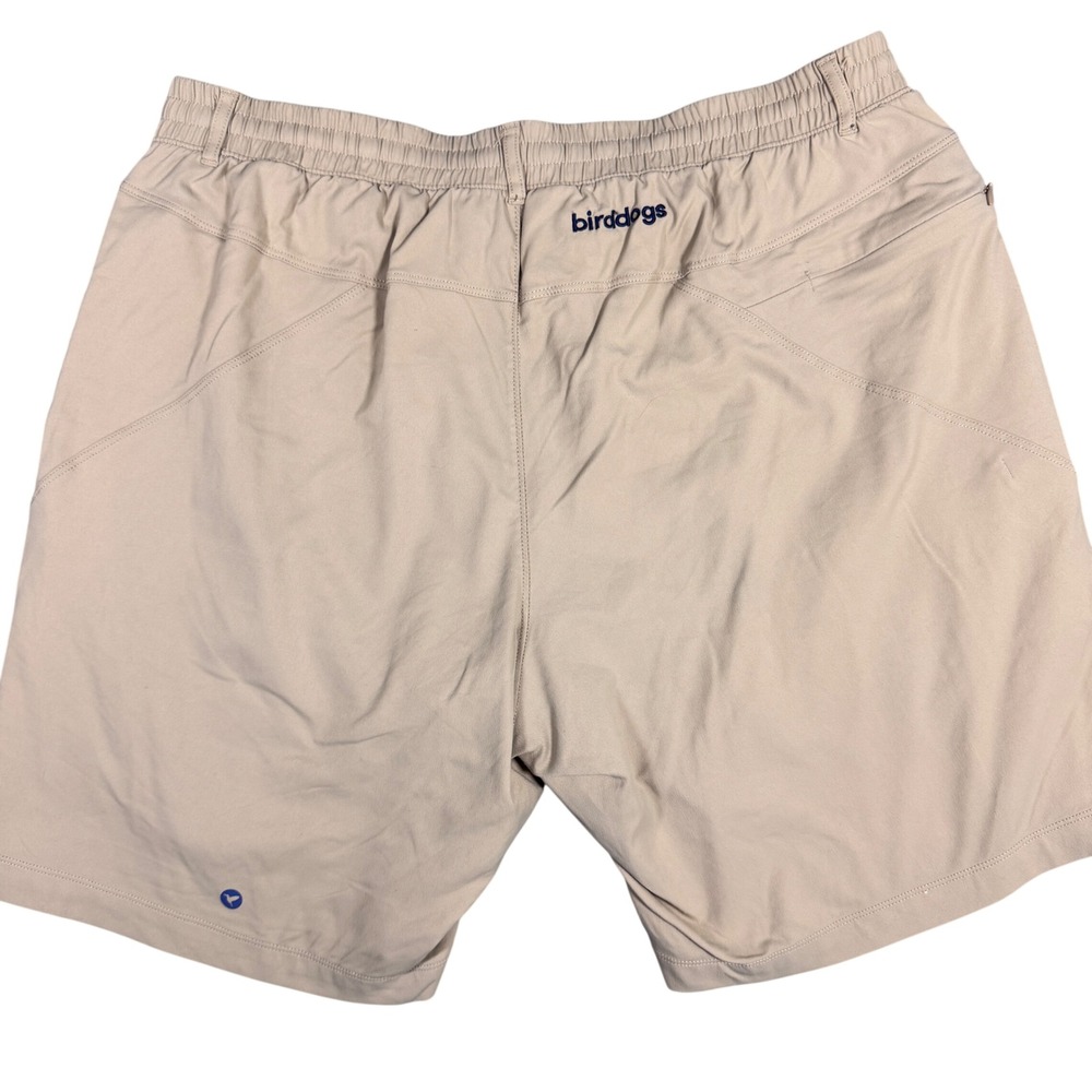 Birddogs The Khaki Gym Shorts Mens XXL Tan Lined Athletic Training 8" Inseam